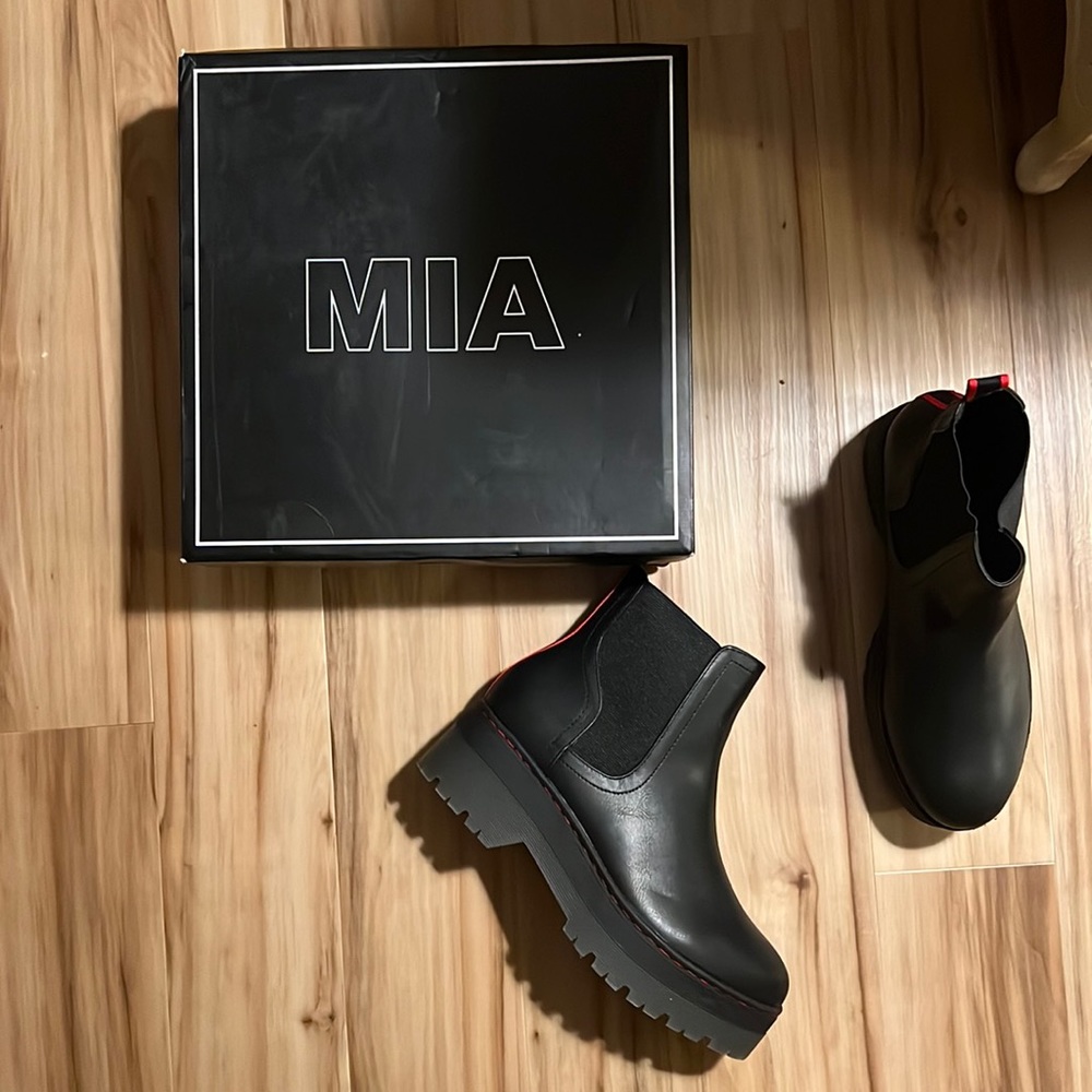 MIA Black Platform Boot New without tags. Never worn.